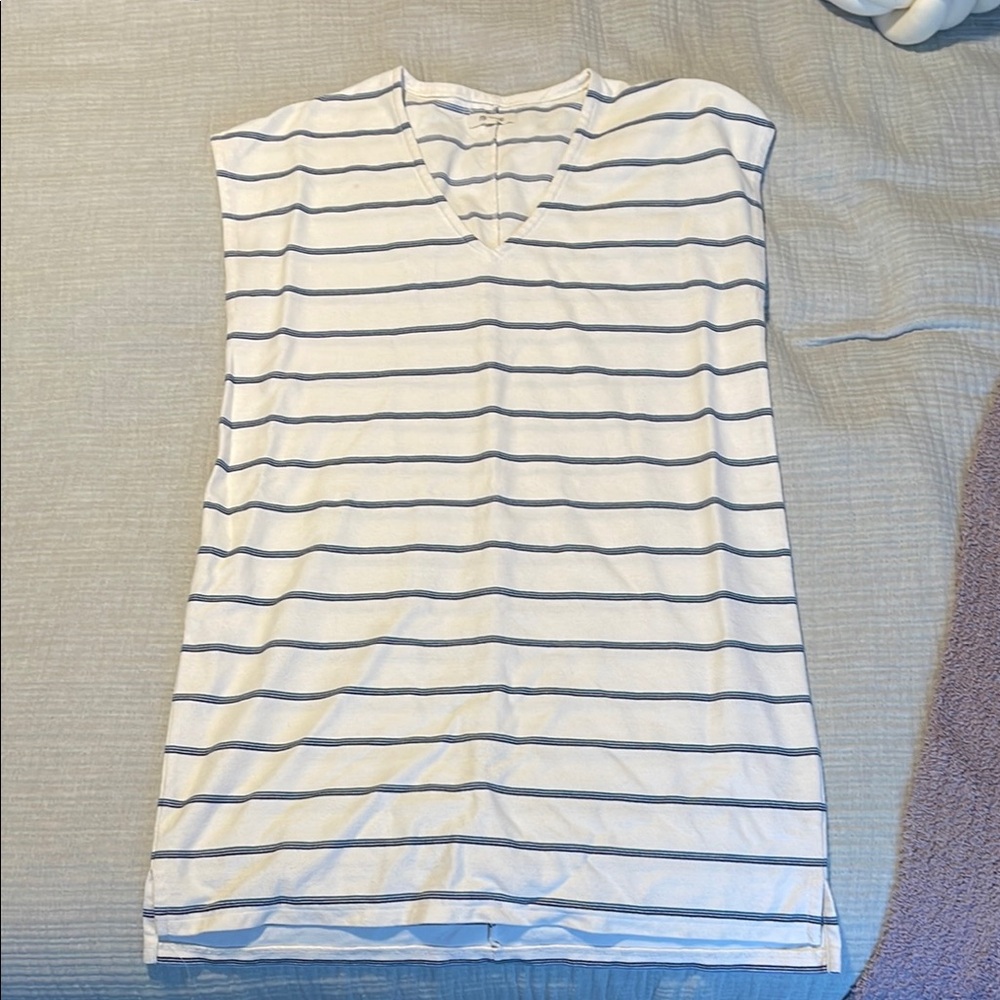 Madewell Striped T-Shirt Dress